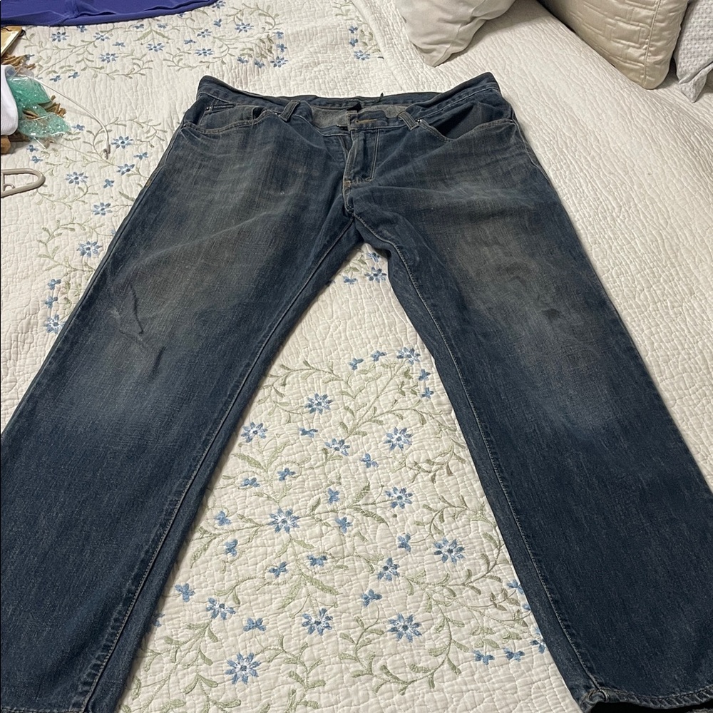 Calvin Klein Jeans Men's Dark Blue Straight Fit